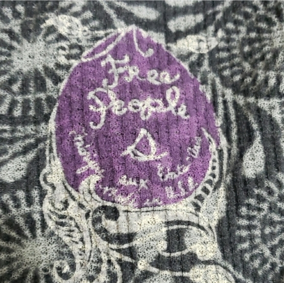 Free People Sheer Swirl Pattern Thermal - Picture 3 of 3